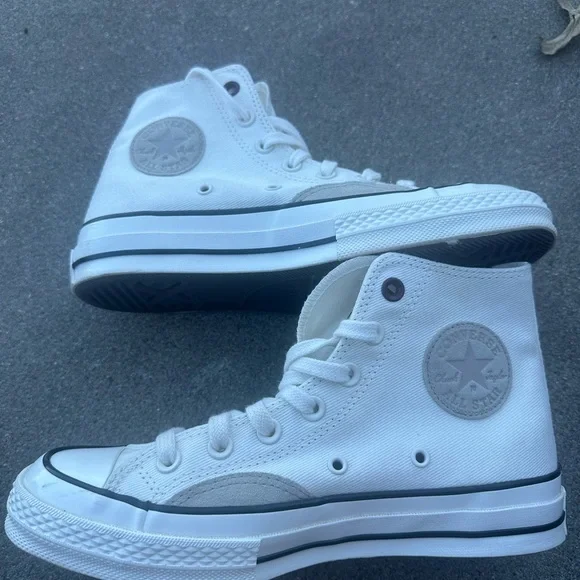 Converse Chuck 70 Mixed Materials High Egret Cherry Daze Men’s 5.5 Women’s 7.5 - Picture 1 of 9